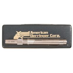 American Derringer Corp. Model 2 Single Shot "Pen" Pistol with Case