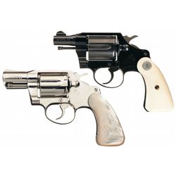 Collector's Lot of Two Colt Double Action Revolvers