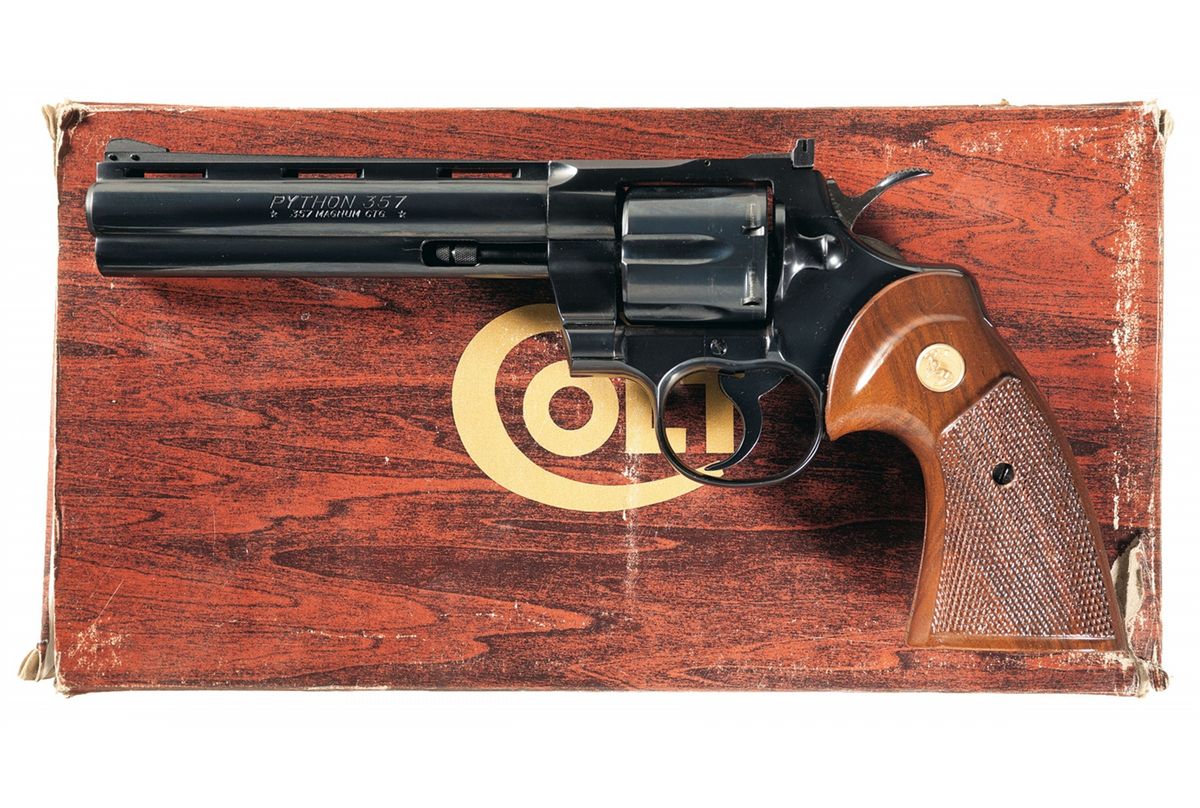 Excellent Colt Python Double Action Revolver with Box