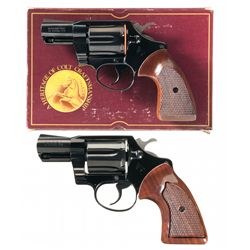 Two Colt Double Action Revolvers