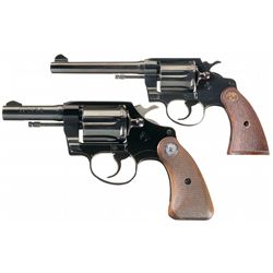 Collector's Lot of Two Colt Double Action Revolvers