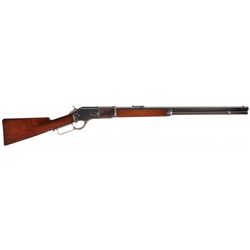Outstanding Documented Special Order Winchester Model 1876 .50 Express Lever-Action Rifle with Shotg