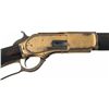 Image 4 : Deluxe Special Order Winchester Model 1876 Gold Trim Lever Action Rifle with Factory Letter