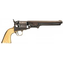 Colt Model 1851 Navy Percussion Revolver with Ivory Grips, and Main & Winchester San Francisco Slim