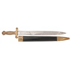 Exceptional U.S. Ames Civil War Production Model 1832 Foot Artillery Sword with Sheath
