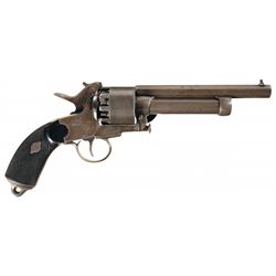 Desirable Civil War Era British LeMat Two-Barrel Revolver