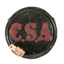 Gardner Pattern Canteen with Confederate Paint Accents