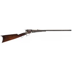 Rare Remington New Model Percussion Revolving Rifle with 24 Inch Part Octagon Barrel