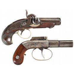 Two Antique American Percussion Pistols