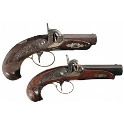 Two American Derringer Style Pistols