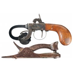 Collector's Lot of One Powder Tester and One Bigelow/Marlin Alarm Gun
