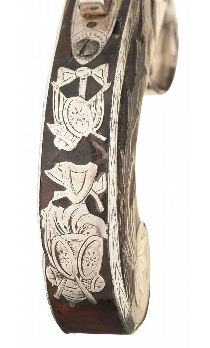 Extremely Rare Pair of Silver Decorated English J&W Richards Box Lock ...