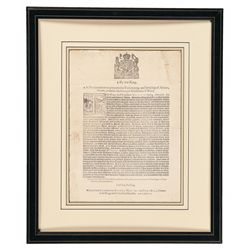 Royal Proclamation by King Charles I to Prevent the Purloining and Stealing of Military Items