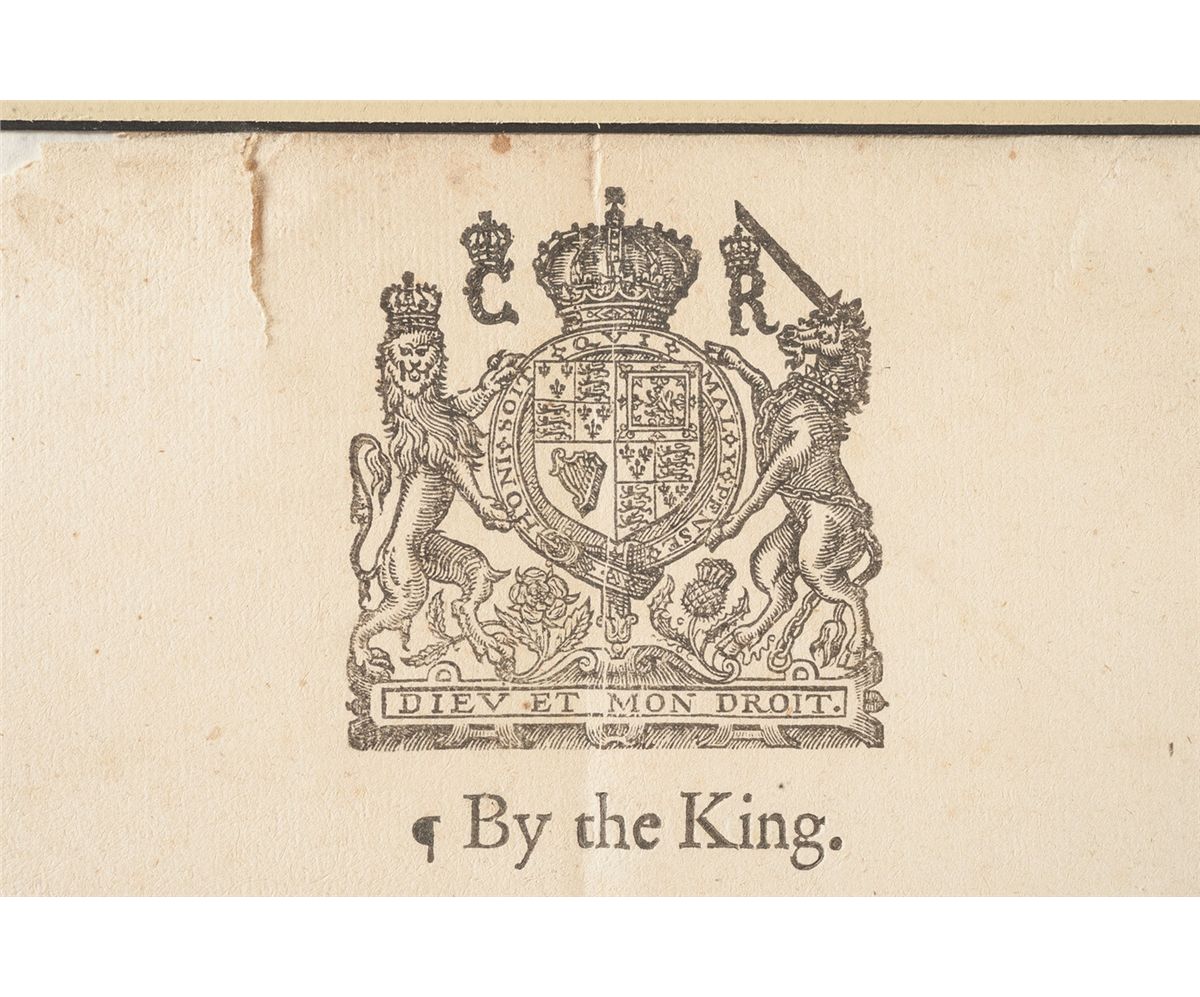 Royal Proclamation by King Charles I to Prevent the Purloining and