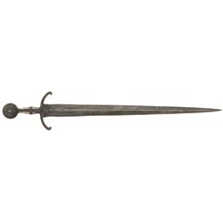 European Sword with Ivory and Silver Accoutrements