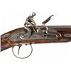 Image 3 : Cased Matching Pair of Engraved Gold Inlaid Wallis Hull Flintlock Pistols