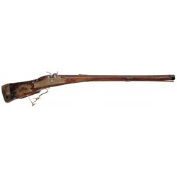 European Percussion Conversion Rifle with Wheel Lock Pattern Stock