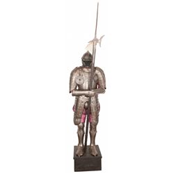Composite 3/4 Harness of Armor in the Late 16th/Early 17th Century Style with a 17th Century Halberd