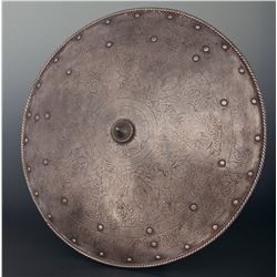 Beautifully Etched Steel Shield