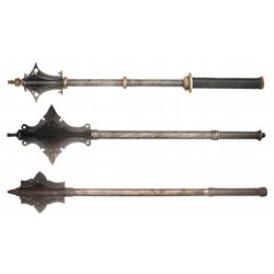 Three Victorian Era Maces