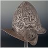 Image 2 : Embossed Burgonet with Ear Flaps