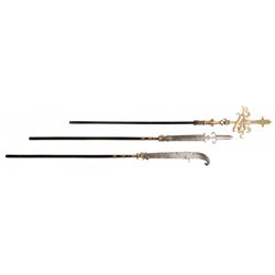 Three Dragon-Themed Polearms