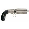 Image 3 : Engraved Unique Inscribed Mariette System Pepperbox Revolver with Dagger Bayonet and Scabbard