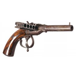 Unique Jarre Pinfire Harmonica Pistol