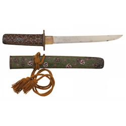 Attractive Cloisonne Mounted Tanto