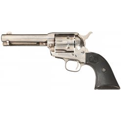 First Generation Colt Single Action Army Revolver with Inscription