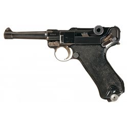Desirable and Scarce World War II 1943 Dated Luftwaffe Krieghoff Luger