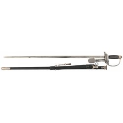 Rare Nazi SS Officer's Sword with Scabbard