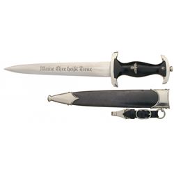 Very Rare Exceptional Heinrich Himmler Presentation SS Honor Dagger