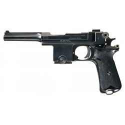 Pieper Bergmann Patent Model 1910/21 Semi-Automatic Pistol with Holster
