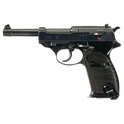 World War II Mauser "byf/44" Code P38 Semi-Automatic Pistol