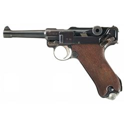 Rare Simson & Company S-Code Police Luger Rig with Matching Magazine, Fully Functional Magazine Safe