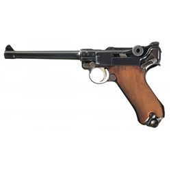 Extraordinary World War I Imperial German 1917 Dated DWM Model 1914 Navy Luger Pistol with Matching