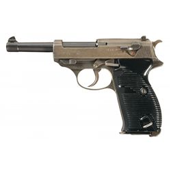 World War II Mauser Dual Tone "byf/44" Code P38 Semi-Automatic Pistol