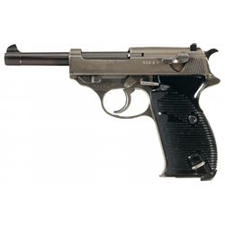 World War II Mauser Dual Tone "byf/44" Code P38 Semi-Automatic Pistol