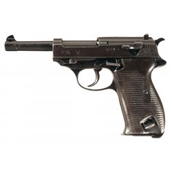 French Proofed Mauser "byf/44" Code P38 Semi-Automatic Pistol with Steel Grips
