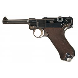 Rare Pre-World War II 1936 Dated S/42 Code German Navy Contract Mauser Luger Pistol with Navy Magazi