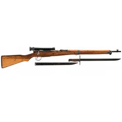 World War II Japanese Nagoya Arsenal Type 99 Sniper Rifle with 4X Sniper Scope