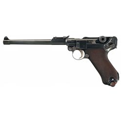 Outstanding All Original All Matching WWI 1915 Dated DWM Model 1914 Artillery Luger Rig Complete wit