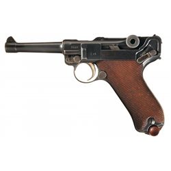 Excellent 1913 Dated Erfurt Military Contract Luger Pistol