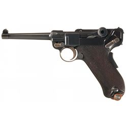 DWM Model 1900 Swiss Commercial/Military Contract Luger Pistol "Wide Trigger" Variation with Swiss C
