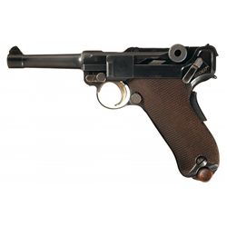Unique DWM Model 06/20 Commercial Grip Safety Variant Luger