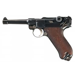 Excellent Late Production 1913 Dated DWM Model 1908 Military Contract Luger Rig with 1913 Dated Hols