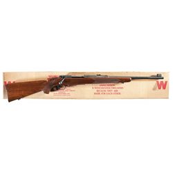 Exceptional Pre-64 Winchester Transition Model 70 Bolt Action Carbine in Rare and Desirable .35 Remi
