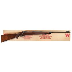 Exceptional Pre-64 Winchester Model 70 Super Grade Bolt Action Rifle in Rare 7 x 57 Mauser with Fact