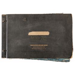 Large Binder of Winchester Blue Print Drawings